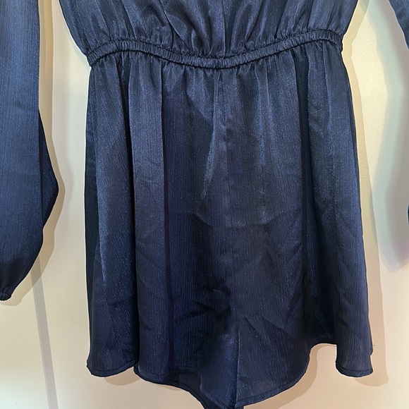 THE FIFTH LABEL Open back Blue romper SZ XS - Picture 3 of 6